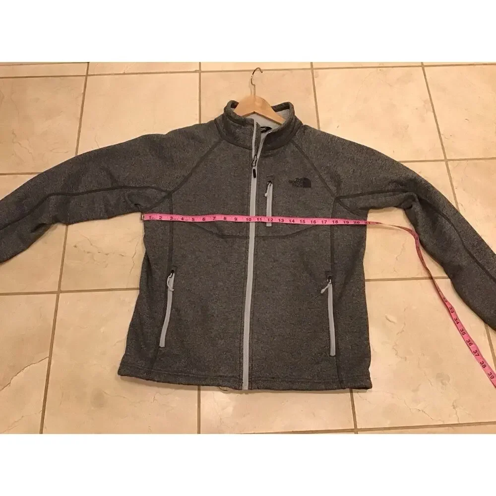 The North Face Canyonlands Full Zip Fleece Jacket Mens S Gray Gorpcore Active